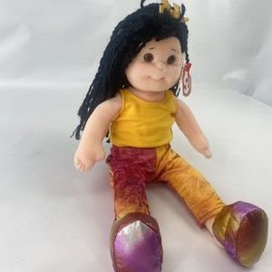 TY Beanie Boppers Darling Debbie Beanbag Plush Nice Condition W Tag 2001